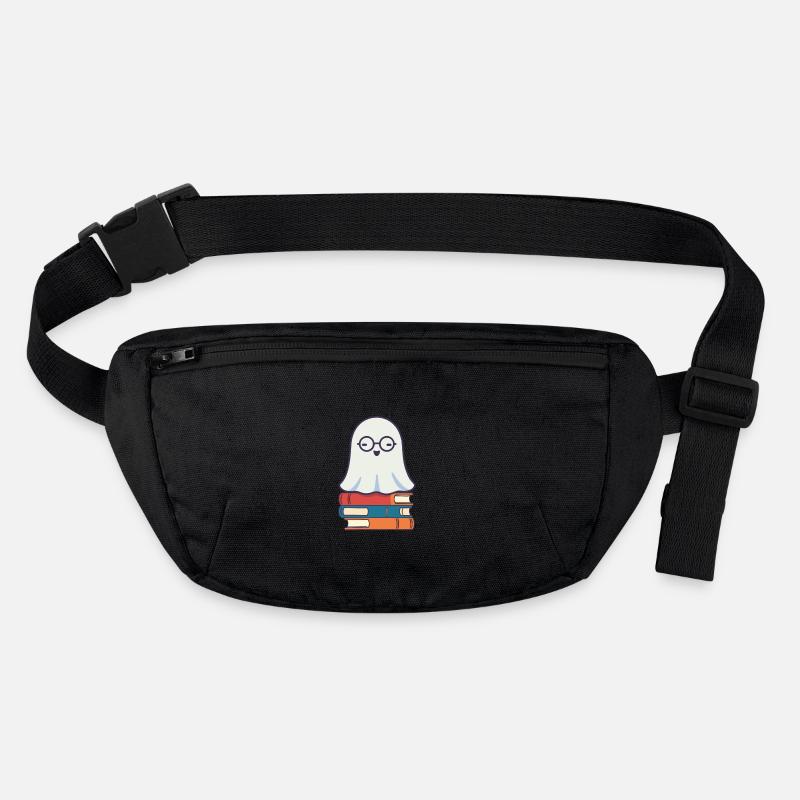 Book Lover Style Reading Halloween Ghost Stanley/Stella recycled Hip Bag 