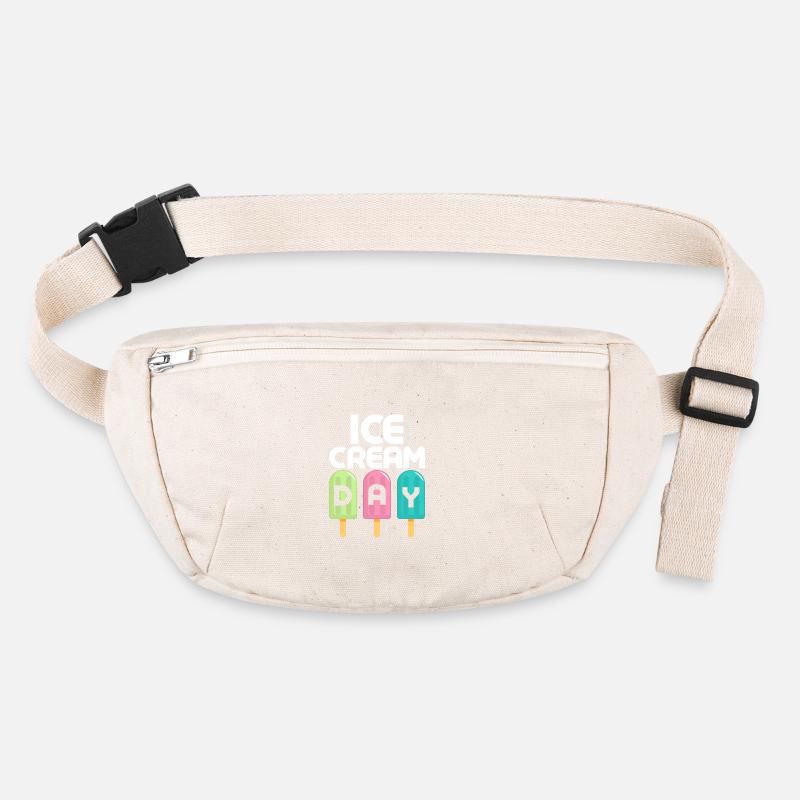 Ice Cream Day Summer Scoop Cone Stanley/Stella recycled Hip Bag 