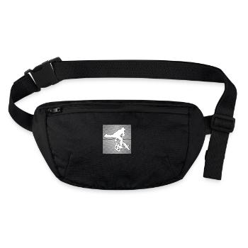 BMX Fahrrad Freestyle race BMX - Stanley/Stella recycelte Gürteltasche - Schwarz - Vorne