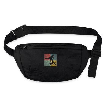 BMX Fahrrad Freestyle race BMX - Stanley/Stella recycelte Gürteltasche - Schwarz - Vorne