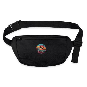 Kitesurf Kiteboards Kitesurfing Kite Surf Board - Sac banane recyclé Stanley/Stella - noir - Devant