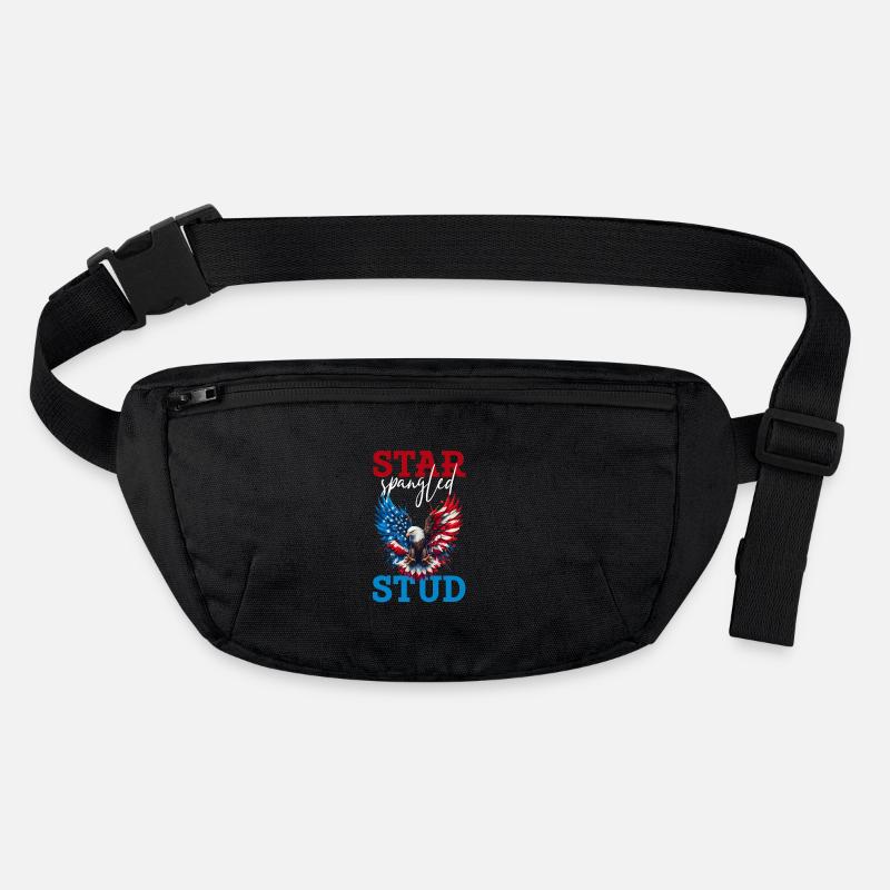 Clous Star Spangled - Look Patriotique avec Sac banane recyclé Stanley/Stella