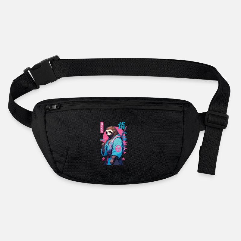 Samouraï paresseux esthétique style Vaporwave Sac banane recyclé Stanley/Stella