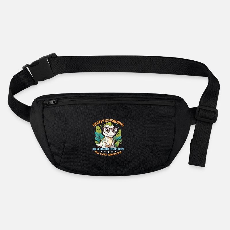 Receptionist Receptionsaurus Like A Office Worker Stanley/Stella recycled Hip Bag 