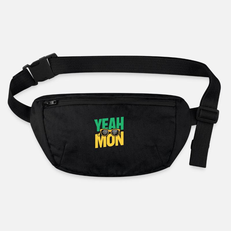 oui Mon Jamaïcain Jamaïque Vacances Reggae Rétro Sac banane recyclé Stanley/Stella