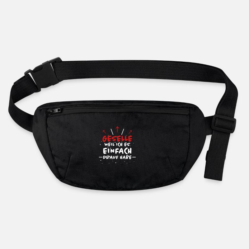 Geselle Spruch Lustiges Gesellenprüfung Geschenk Stanley/Stella recycelte Gürteltasche