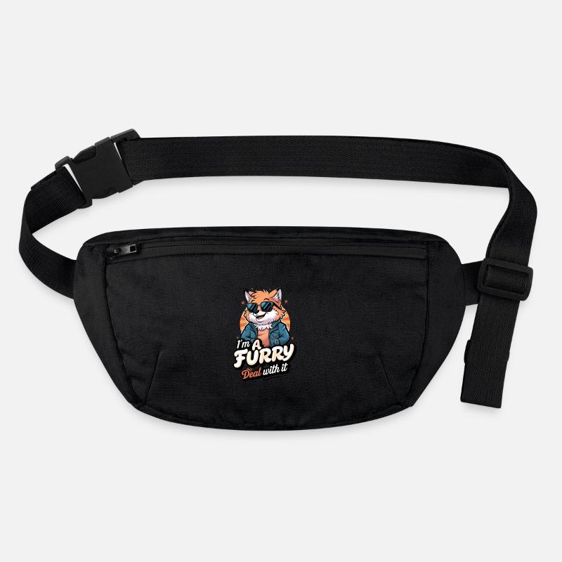 Furry Fandom - Je suis un accord furry avec ça Sac banane recyclé Stanley/Stella