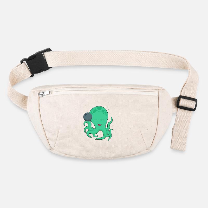 Krake Bowling Bowlingkugel Stanley/Stella recycelte Gürteltasche
