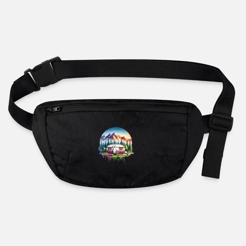 Camping Camper Caravan Stanley/Stella recycled Hip Bag 