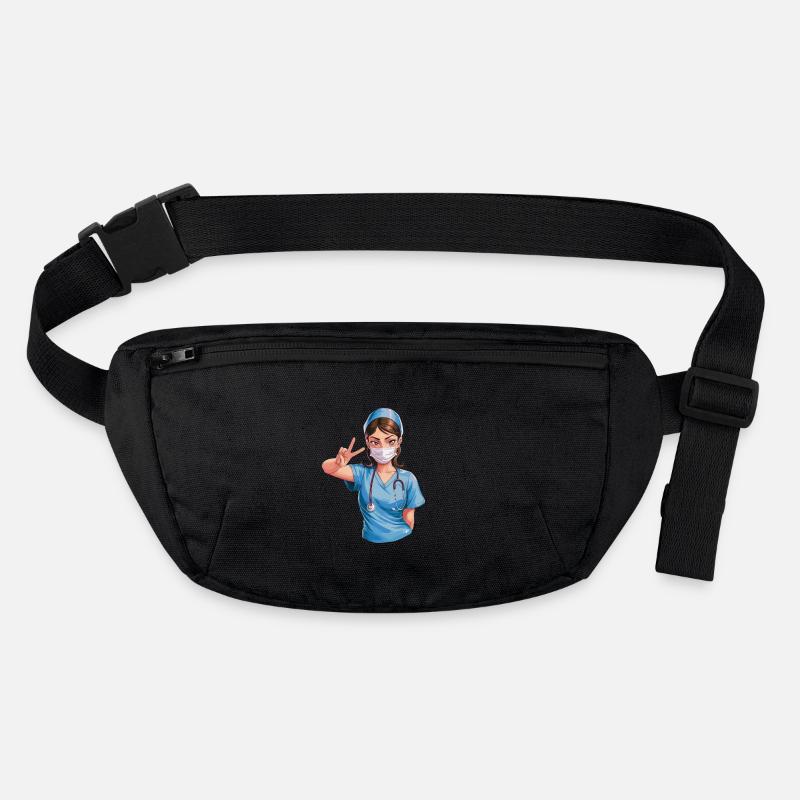 Lustige Krankenschwester mit Humor Stanley/Stella recycelte Gürteltasche