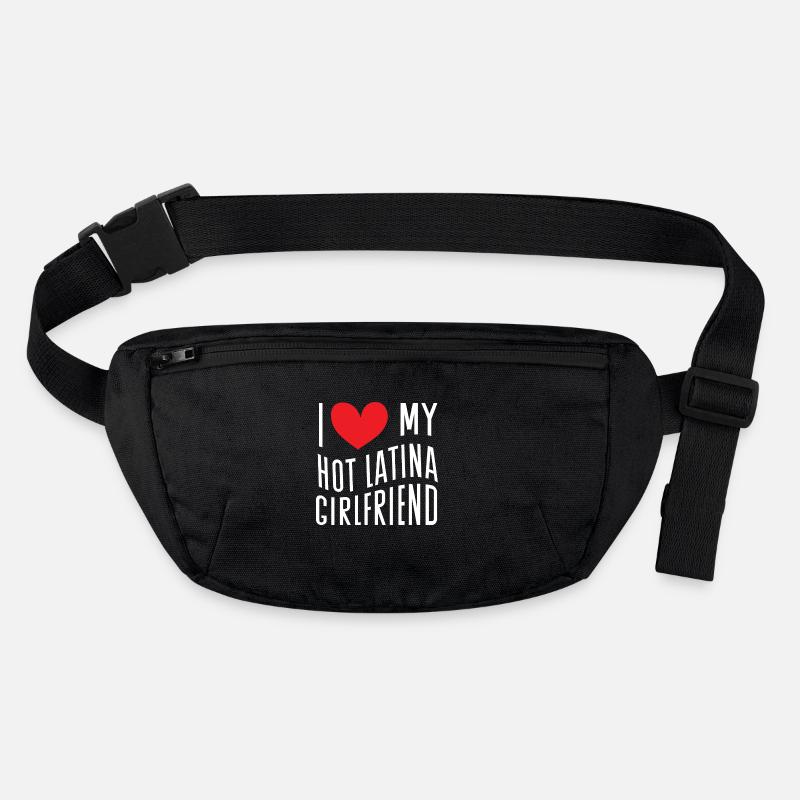 Couples Love Heart Friend Gift Idea Relationship Stanley/Stella recycled Hip Bag 