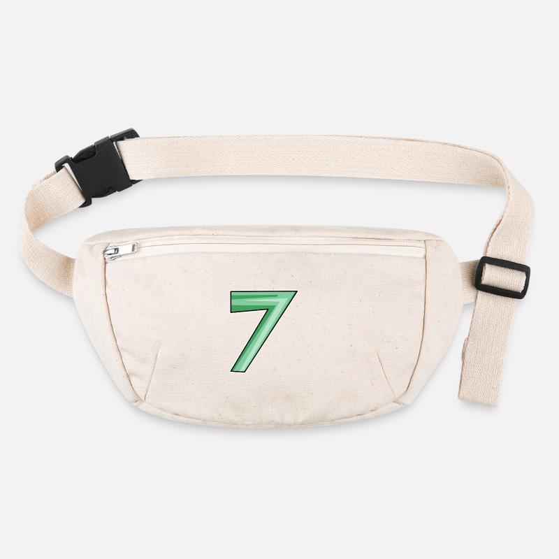 Motif sept numéro 7 Sac banane recyclé Stanley/Stella