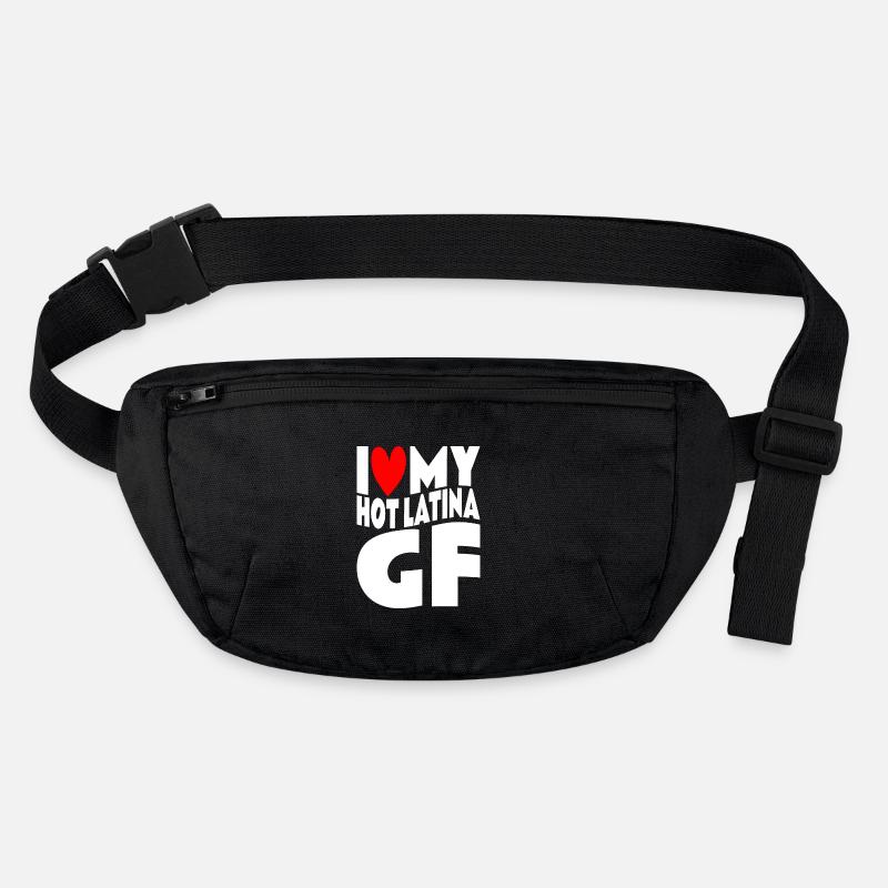 Couples Love Heart Friend Gift Idea Relationship Stanley/Stella recycled Hip Bag 