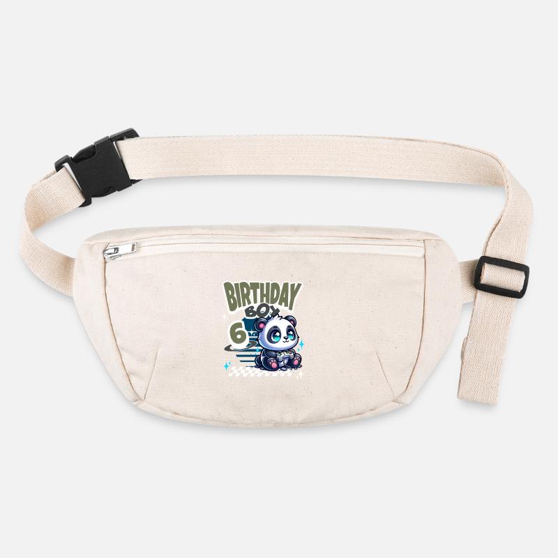 6. Geburtstag Kindergeburtstag Gaming Panda Stanley/Stella recycelte Gürteltasche
