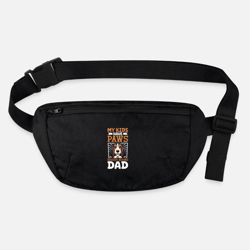Basset Hound Dad Stanley/Stella recycled Hip Bag 