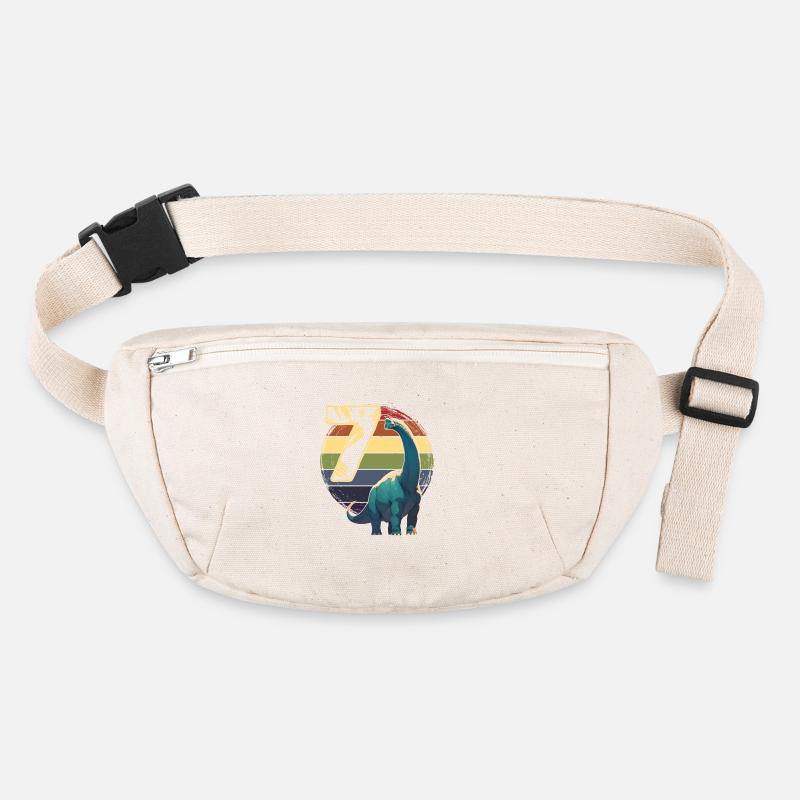 Brachiosaurus 7 ans 7e anniversaire Cadeau Sac banane recyclé Stanley/Stella