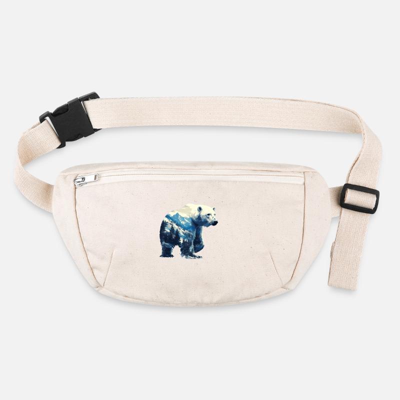 Polar Bear Eisbären Eisbär Stanley/Stella recycelte Gürteltasche