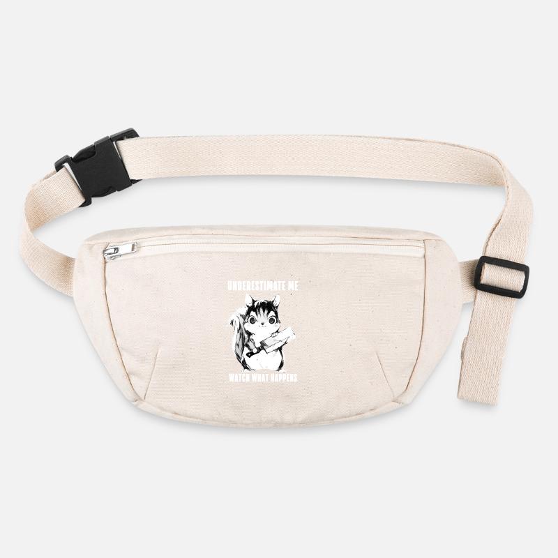 Verrücktes Eichhörnchen Anime Kawaii Geschenk Stanley/Stella recycelte Gürteltasche