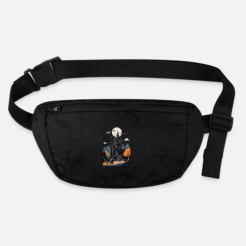 Spooky Haunted Castle Magical Haunted Castle Stanley/Stella recycled Hip Bag 