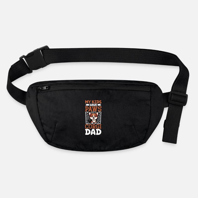 Welsh Corgi Pembroke Dad Stanley/Stella recycled Hip Bag 