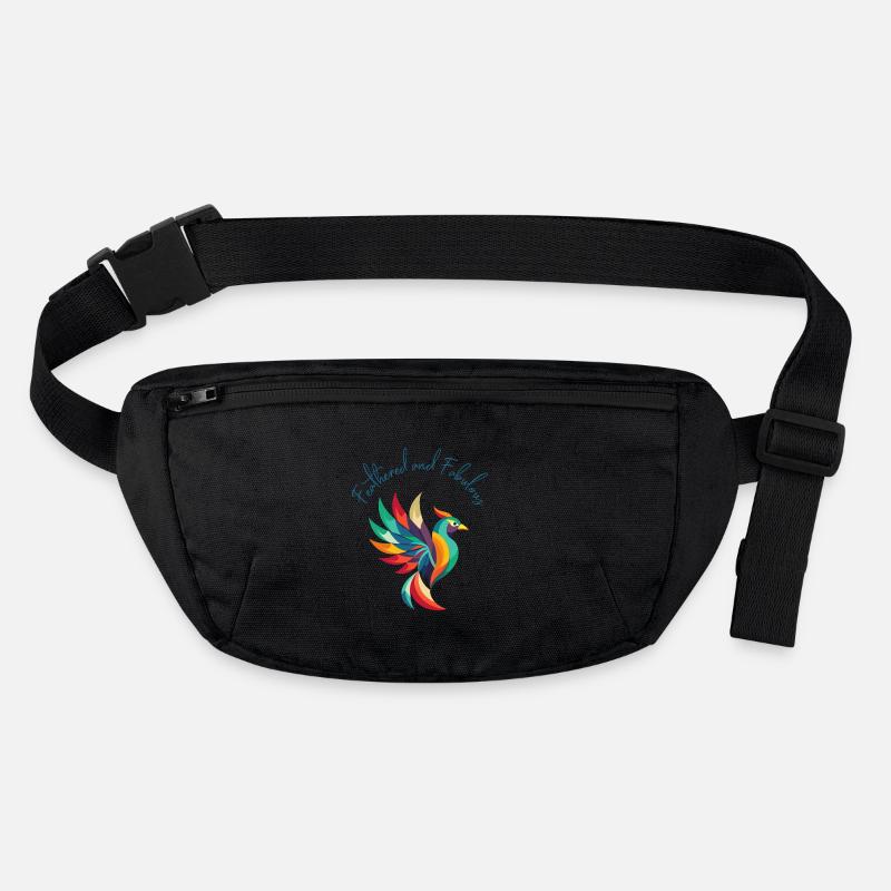Feathered and Fabulous Stanley/Stella recycled Hip Bag 
