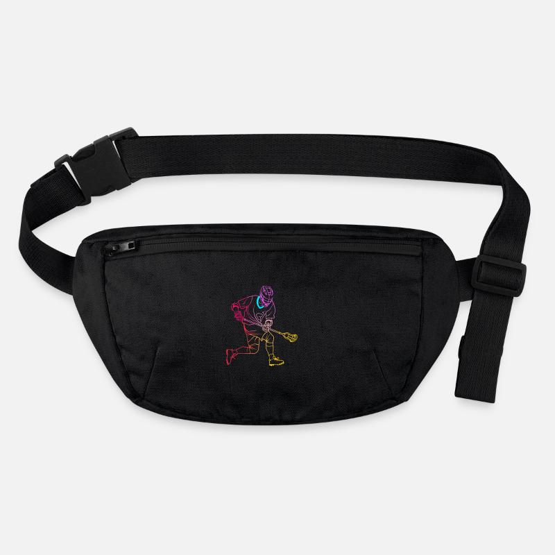 Lacrosse Player Drawing Stanley/Stella recycled Hip Bag 