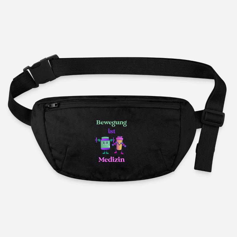 L’exercice est un médicament - Restez en forme, restez en bonne santé Sac banane recyclé Stanley/Stella