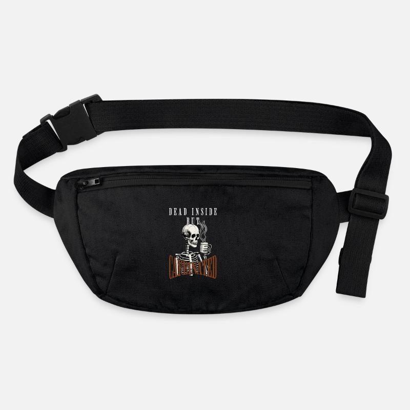 Lustiger Kaffee Spruch zu Halloween Stanley/Stella recycelte Gürteltasche