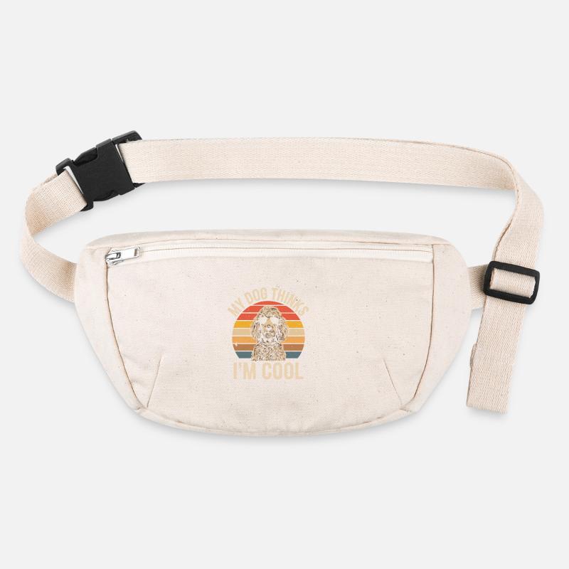 Caniche mon chien pense que je suis cool Sac banane recyclé Stanley/Stella