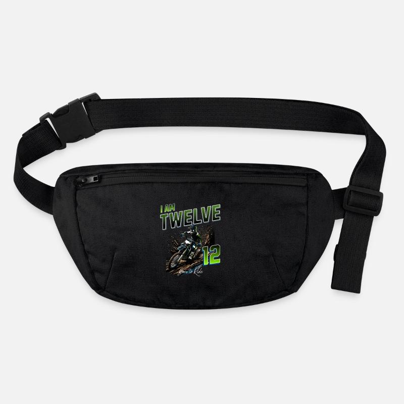 12e anniversaire de motocross Sac banane recyclé Stanley/Stella