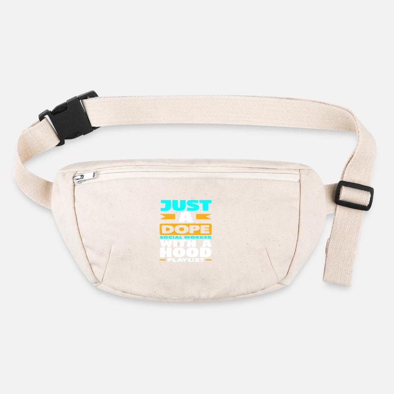 Juste un travailleur social cool Sac banane recyclé Stanley/Stella