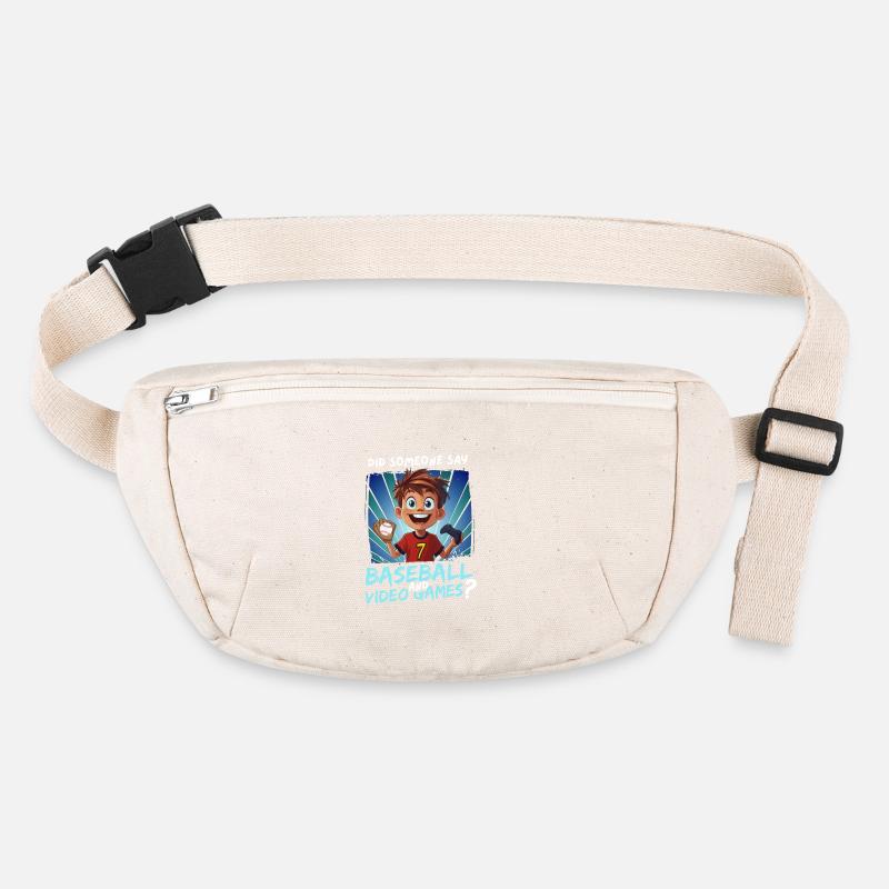 7th Birthday Baseball and Gaming for 7 Year Olds Stanley/Stella recycled Hip Bag 