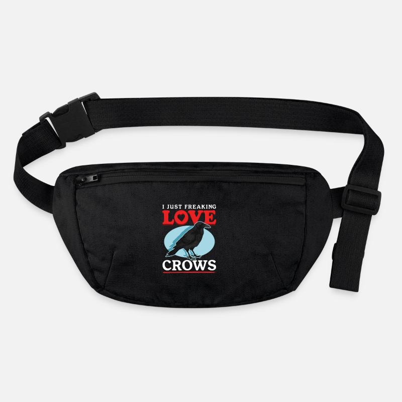 Crows Black Ravens Birds Gifts Stanley/Stella recycled Hip Bag 
