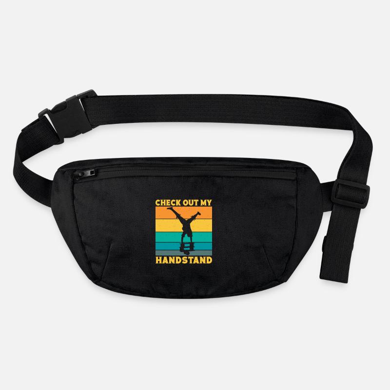 Découvrez mon idée de cadeaux d’artiste de cirque en équilibre sur les mains Sac banane recyclé Stanley/Stella
