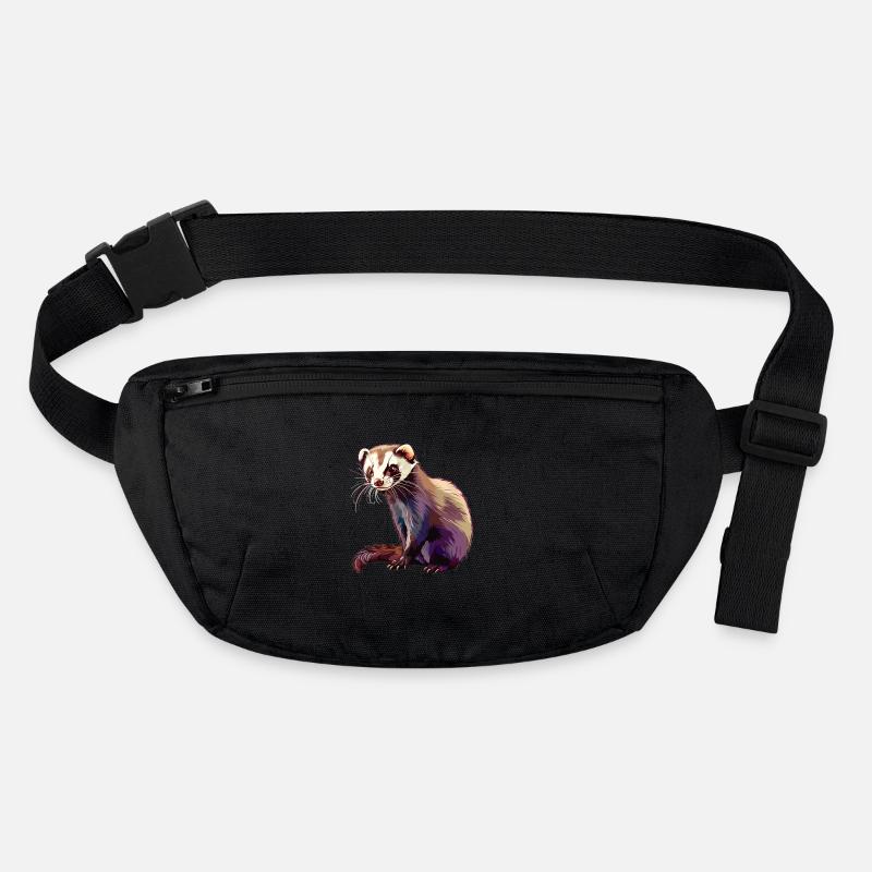 Ferret Frettchen Stanley/Stella recycelte Gürteltasche
