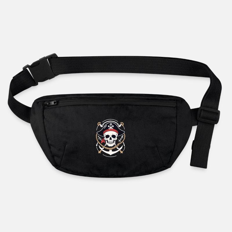 Drôle de Pirate Tenue Jolly Roger Design Sac banane recyclé Stanley/Stella