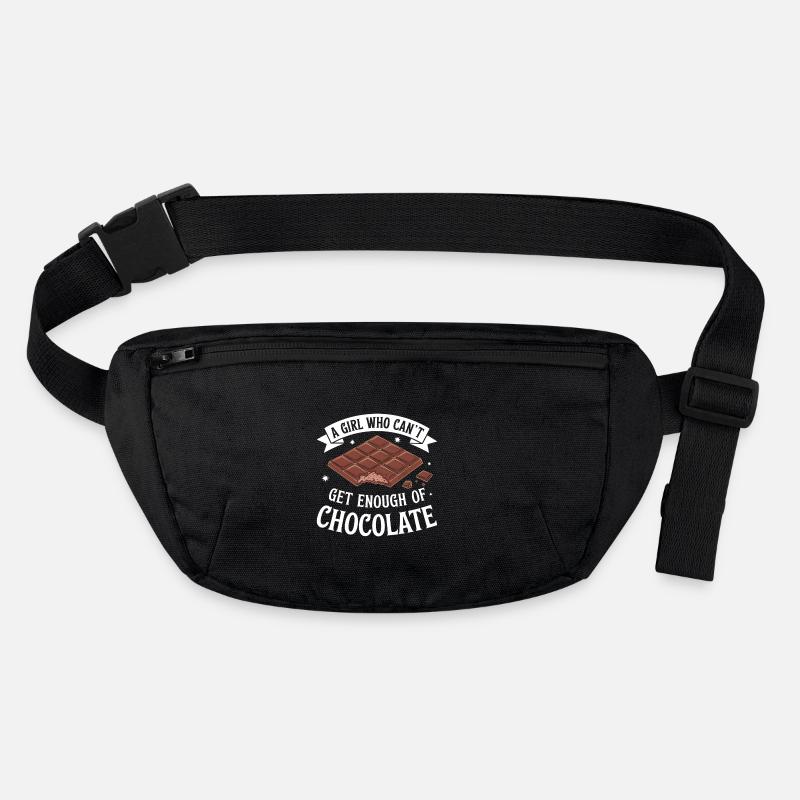 Chocolate Saying Funny Chocolate Gift Stanley/Stella recycled Hip Bag 