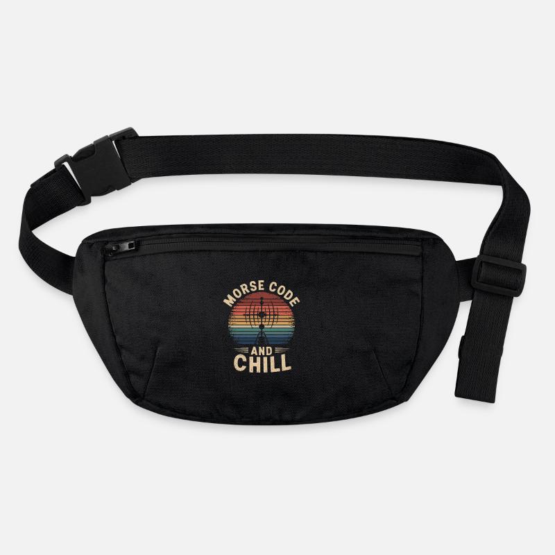 Amateurfunker Radio amateur Code Morse et Chill Sac banane recyclé Stanley/Stella
