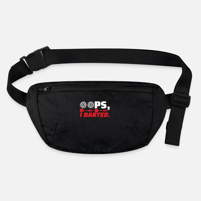 Oops I Darted Arrow Bullseye Dart Stanley/Stella recycled Hip Bag 