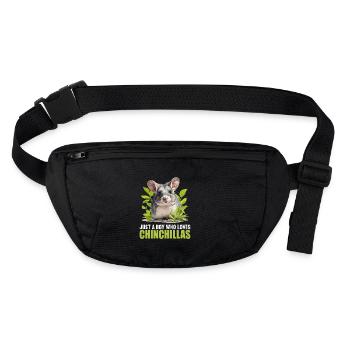 Chinchillas Chinchilla - Sac banane recyclé Stanley/Stella - noir - Devant