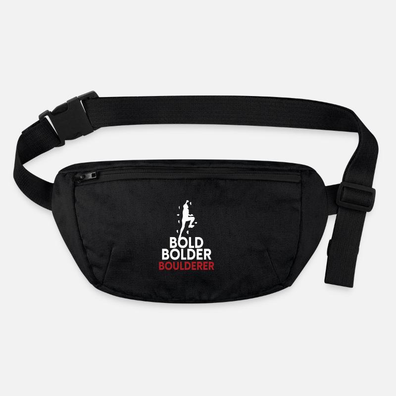 Bold Bolder Boulderer Bouldern Stanley/Stella recycelte Gürteltasche
