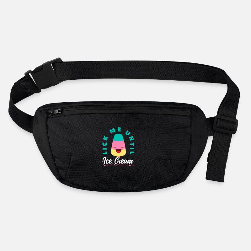 Cream Lover Lick Me Until Stanley/Stella recycled Hip Bag 