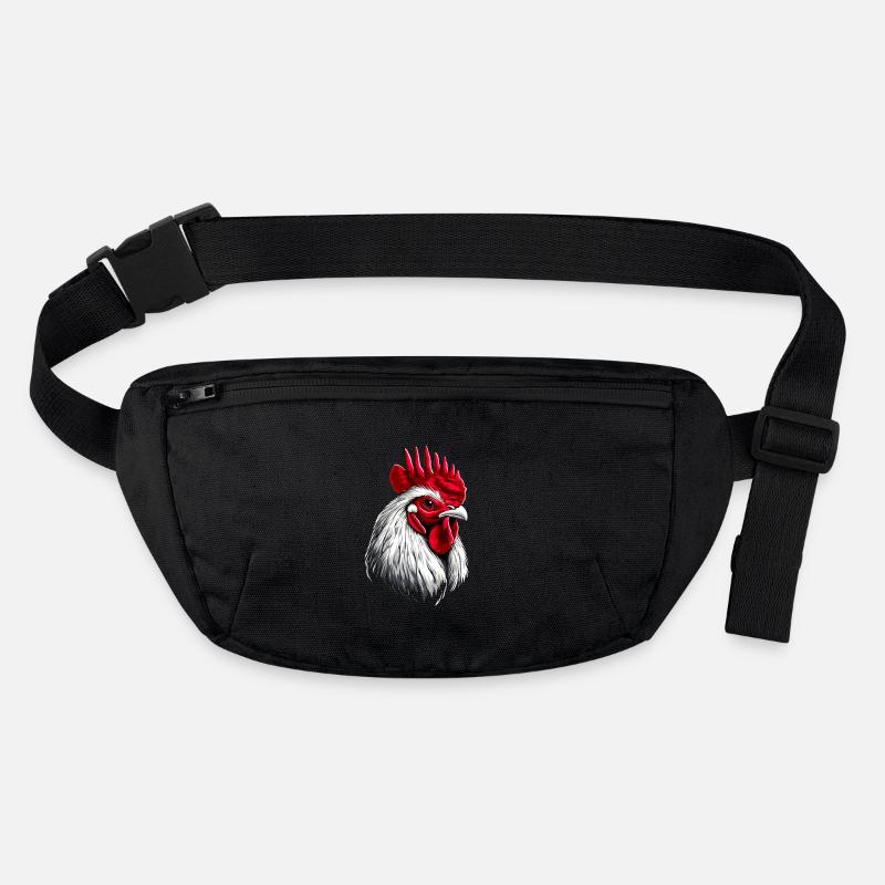 Rooster Chicken Daddy Chicken Coop Dad Farmer Chickens Stanley/Stella recycled Hip Bag 