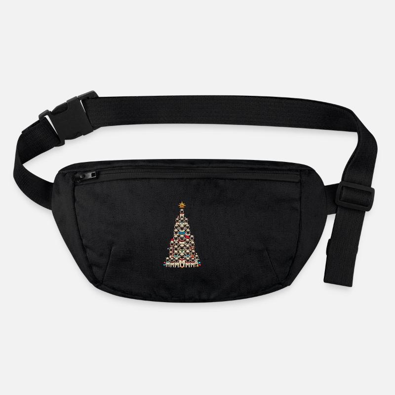 Carlin arbre de Noël drôle de chiens motifs Sac banane recyclé Stanley/Stella