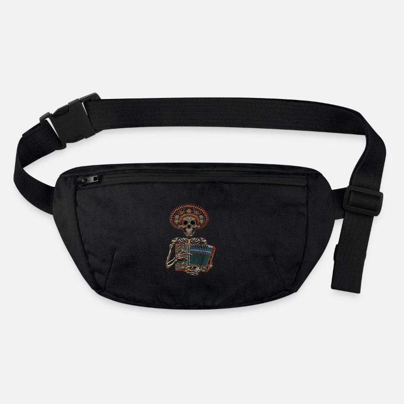 Accordéon Squelette Mexicain Sac banane recyclé Stanley/Stella