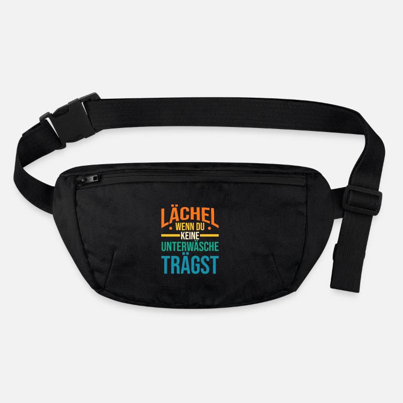 Lächel Wenn Du Keine Unterwäsche Trägst Stanley/Stella recycelte Gürteltasche