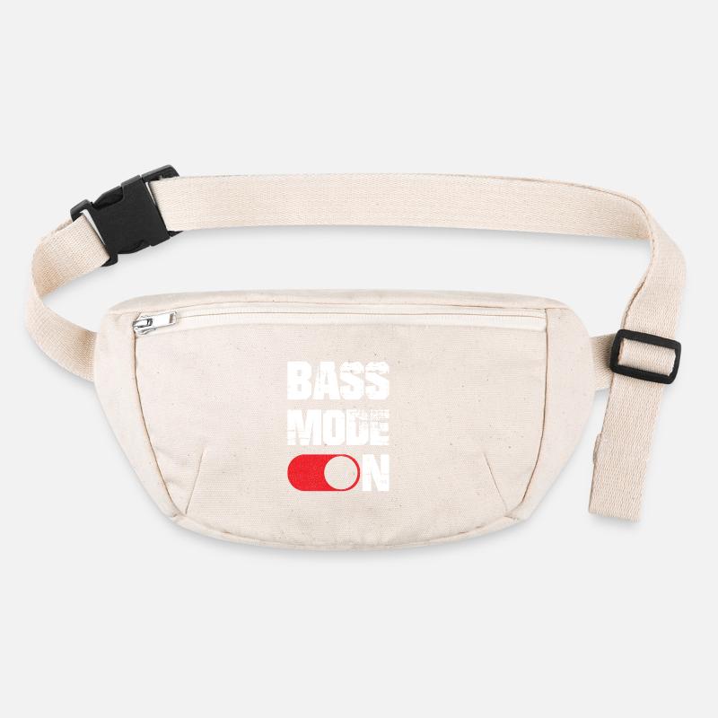 Bass mode on funny Stanley/Stella recycled Hip Bag 