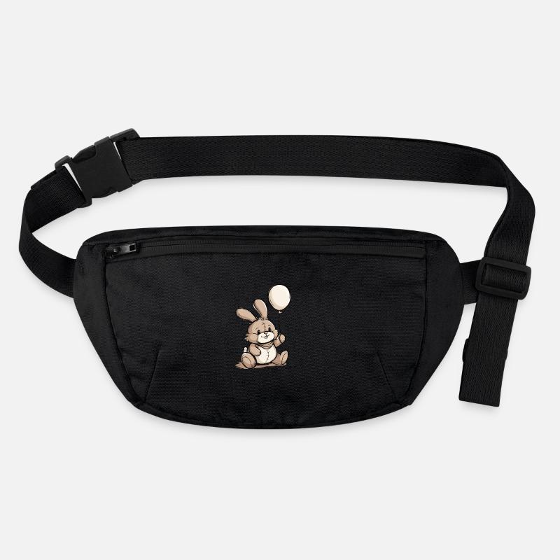 Hase mit Luftballon Stanley/Stella recycelte Gürteltasche