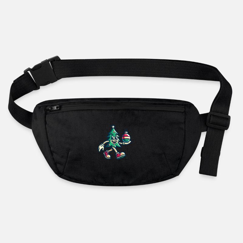 Joyeux sapin de Noël look rétro Sac banane recyclé Stanley/Stella