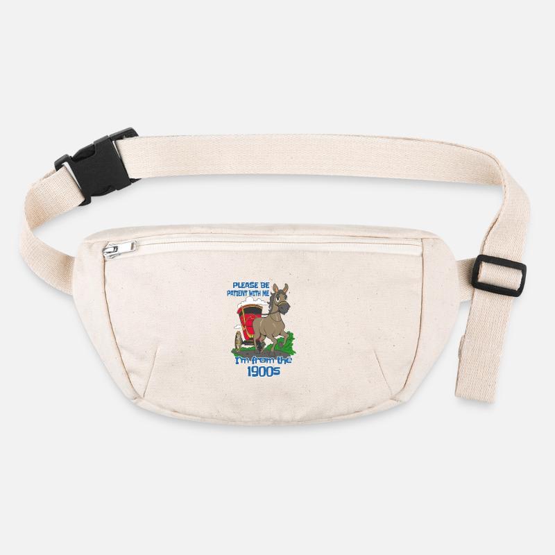 Bitte Hab Geduld Mit Mir Ich Bin Aus Den 1900ern Stanley/Stella recycelte Gürteltasche